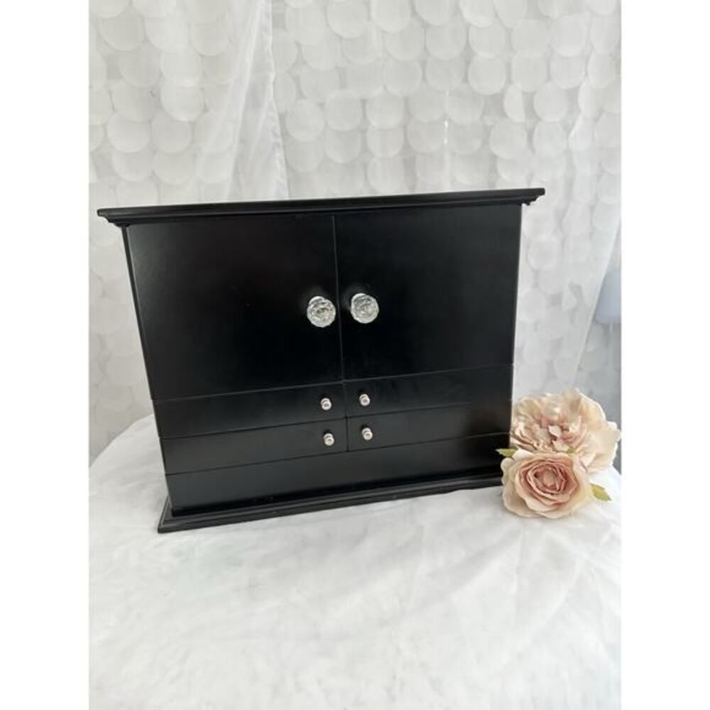 Lori Greiner Black Clever & Unique Creations Deluxe Jewelry Organizer Case